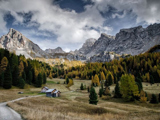 La Val di Fassa in autunno